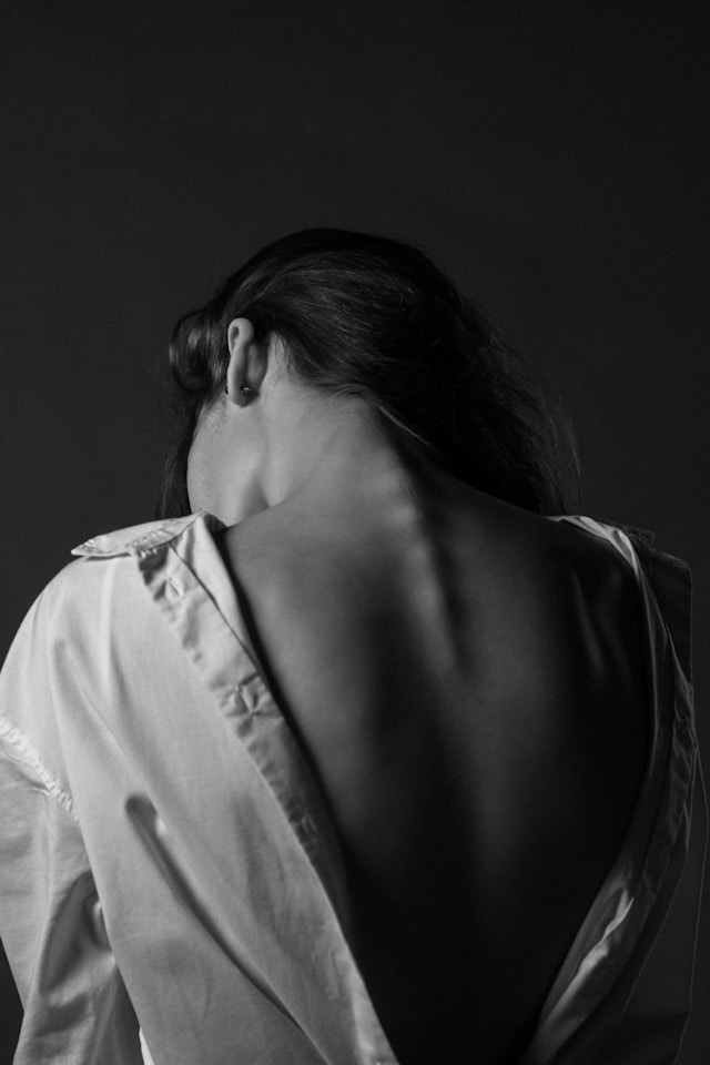 Patient receiving specialized care for postsurgical lumbar spine pain