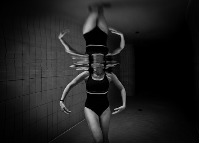 Person performing low-impact water exercises for joint health